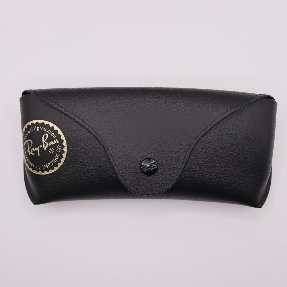 Ray-Ban Black Leather Sunglasses Case Medium
